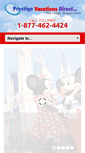 Mobile Screenshot of prestigevacationsdirect.com